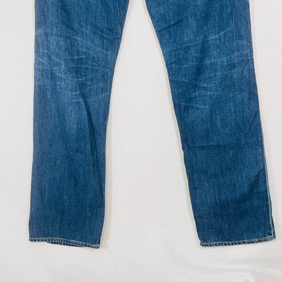 AG Adriano Goldschmied Men's 36x34 The Protege Straight Leg Blue Denim Jean USA - Picture 5 of 10